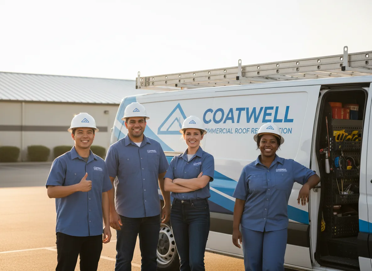 Commercial roof coating company in Morning Sun, IA